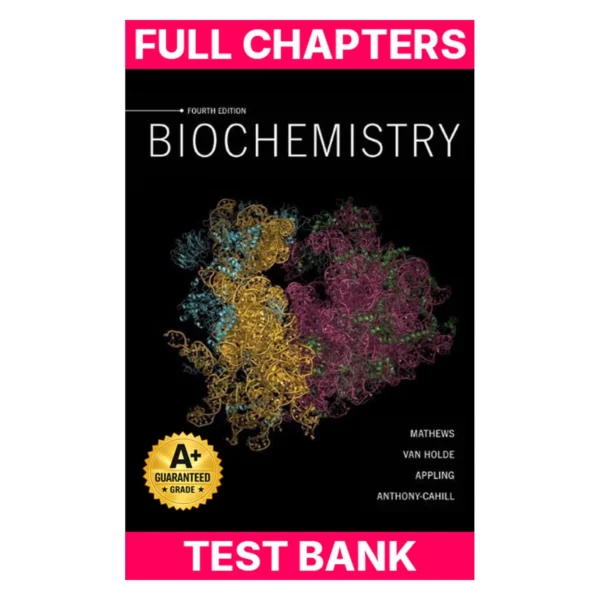 Test Bank for By Christopher K. Mathews - Biochemistry (4th Edition) (4th Edition) (2012-03-12) [Hardcover]