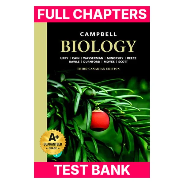 Test Bank for Campbell Biology, Canadian Edition