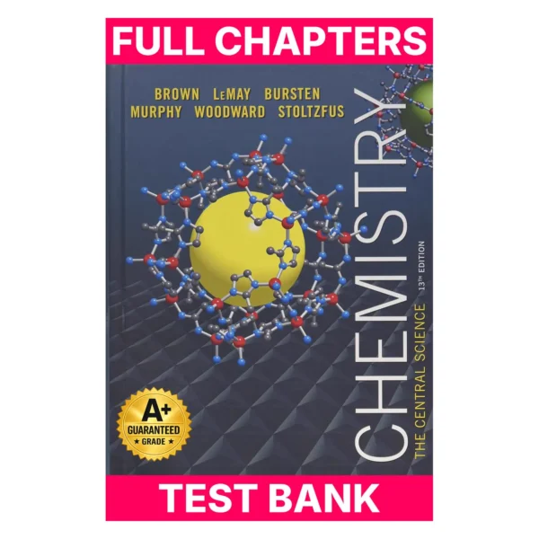 Test Bank for Chemistry: The Central Science (13th Edition)