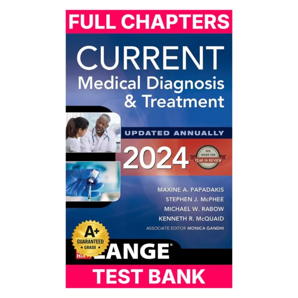 Test Bank for CURRENT Medical Diagnosis and Treatment 2024