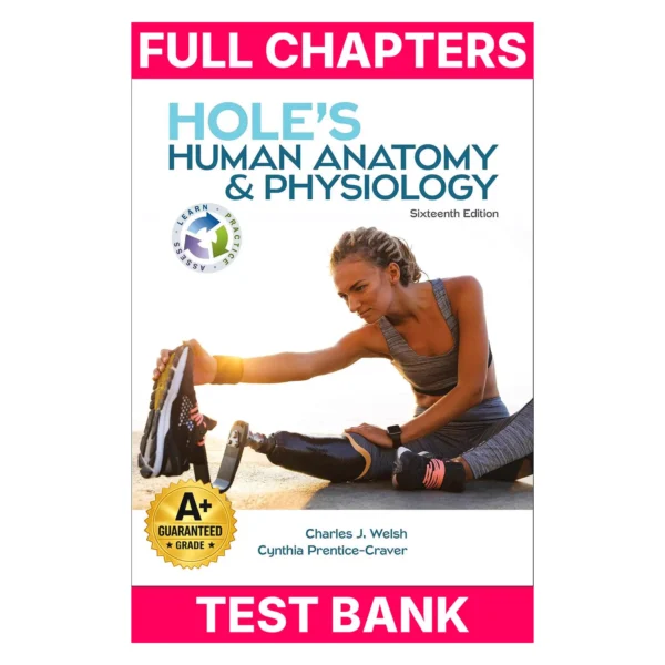 Test Bank for Hole's Human Anatomy & Physiology