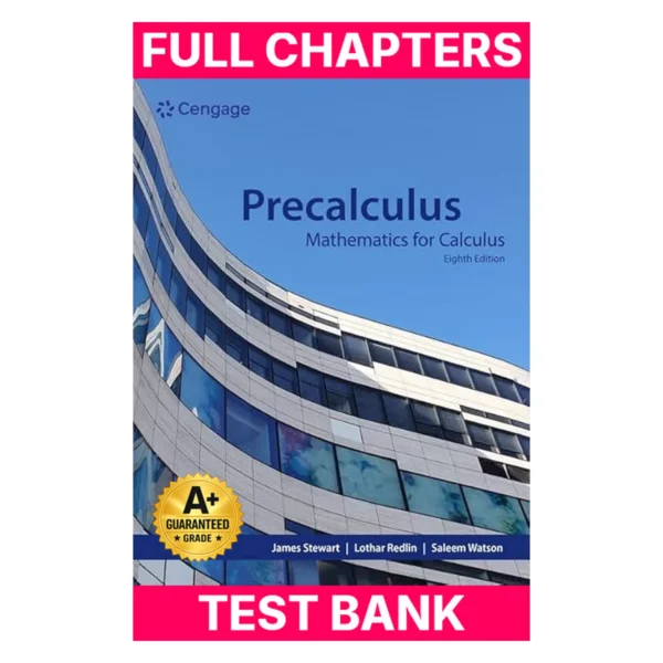 Test Bank for Precalculus: Mathematics for Calculus